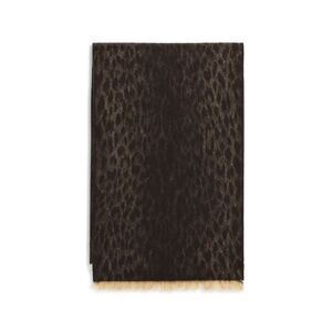 Gucci Brown Wool Oves Aries Women's Scarf